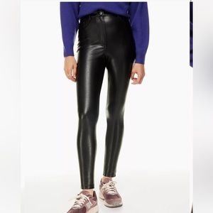 Aritzia Vegan Leather Charm Pant BNWT